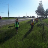 Led by Brian Tarr, Avon Trail Members picked up litter along 3 KM of Highway 7/8 on Monday, June 11.