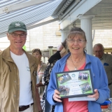Presentation of Honourary Life Membership and recap of some of Shirley's contributions to the Avon Trail club by President Bernard Goward