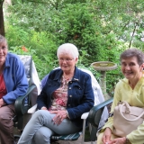Visiting with friends