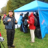 First rest stop - yeah, hot drinks and muffins, cookies etc.